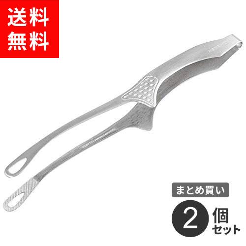 ポスト投函 まとめ買い 仙武堂 焼肉トング足付き クレーバートング 大 2本セット ステンレス 日本...