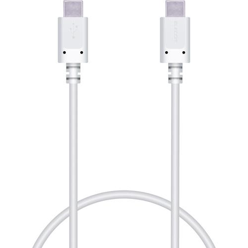 ポスト投函 エレコム ELECOM USB2.0ケーブル Type-C 超急速充電 0.5m ホワイ...