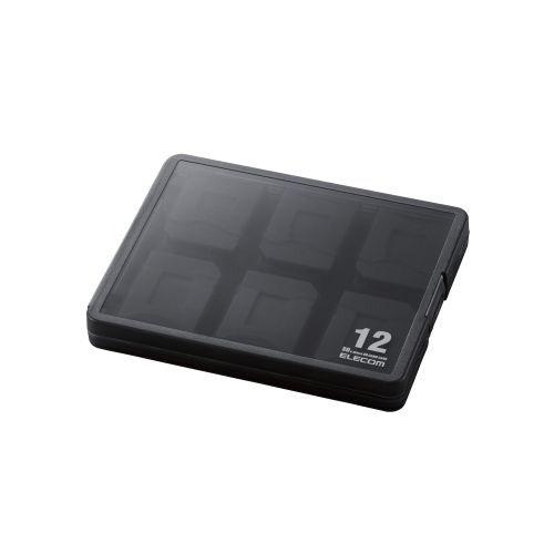ポスト投函 エレコム ELECOM SDケース SD 12枚収納 （SDカード1枚+マイクロSDカー...