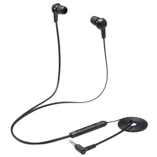 エレコム ELECOM ヘッドセット イヤホン インナーイヤー 3.5φ4極 両耳 カナル ミュート...