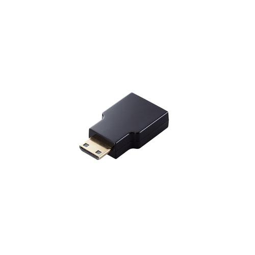 ポスト投函 エレコム ELECOM HDMI変換アダプター タイプA-タイプCスリム ブラック AD...