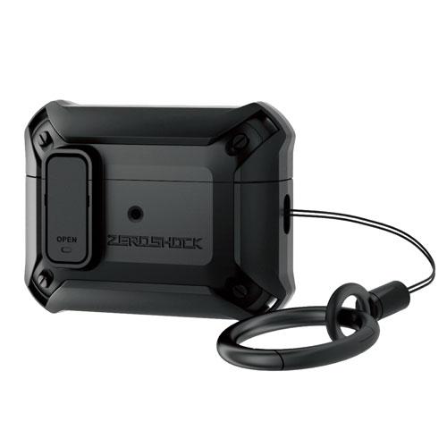 エレコム ELECOM AirPods Pro 第2世代用ZEROSHOCK Lockケース ブラッ...