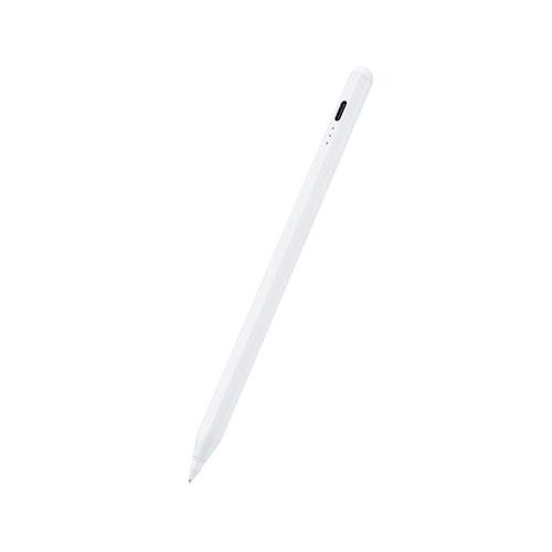 ポスト投函 エレコム ELECOM iPad用タッチペン 充電式 1mm ホワイト P-TPACST...