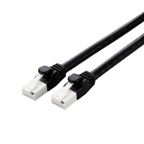 ポスト投函 エレコム ELECOM Cat6A対応LANケーブル スタンダード・ツメ折れ防止 2m ...