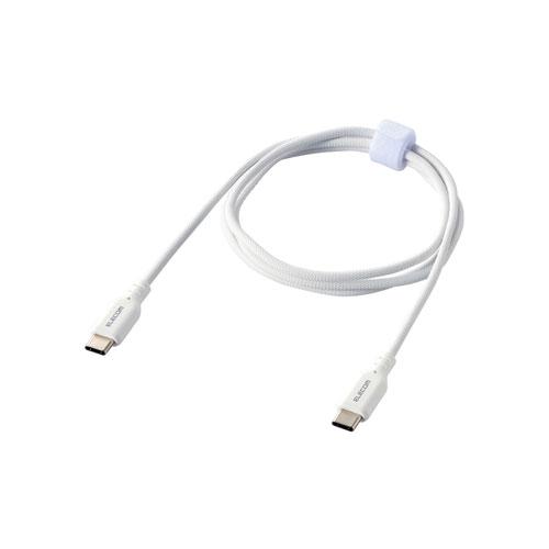 ポスト投函 エレコム ELECOM USB Type-C TMケーブル シリコンメッシュタイプ 1m...