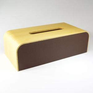 ヤマト工芸 ティッシュケース COLOR BOX YK05-108-Br ブラウン