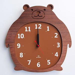 ヤマト工芸 壁掛け時計 ウォールクロック 動物 掛け時計 かけ時計 木製