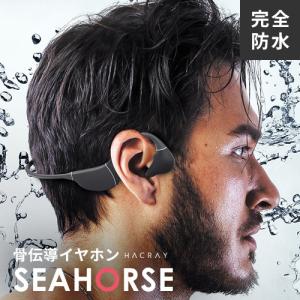 HACRAY SeaHorse 骨伝導イヤホン HR22325 ブラック Bluetooth 5.2 最大12時間連続再生 IP68完全防水 8GBのメモリ内蔵 約2400曲