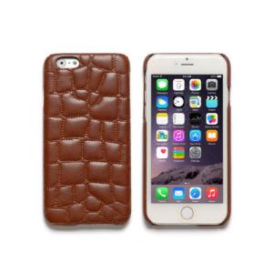 Zenus iPhone6 Croco QuiltinG Bar ブラウン Z5625i6