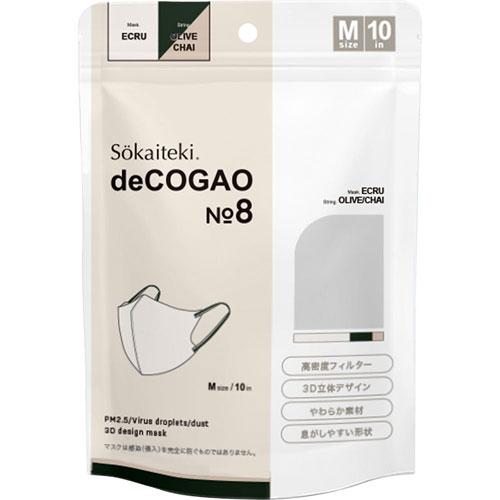 deCOGAO Mサイズ エクリュ/オリーブ・チャイ 10枚入
