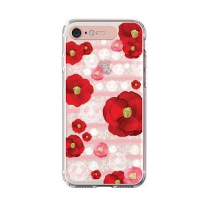 LIGHT UP CASE ライトアップケース 2020 iPhone SE/8/7 Soft Lighting Clear ケース Flower Rosa ローズゴールド LU11289i8
