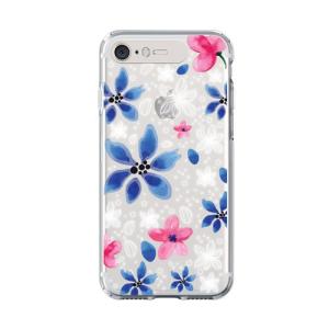  LIGHT UP CASE ライトアップケース 2020 iPhone SE/8/7 Soft Lighting Clear ケース Flower Gardenia シルバー LU11293i8