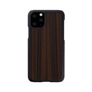  Man ＆ Wood マンアンドウッド iPhone 11 Pro Max 天然木ケース Ebony I16854i65R