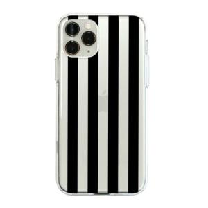  Dparks ディーパークス iPhone 11 Pro ソフトクリアケース ストライプ DS17253i58R