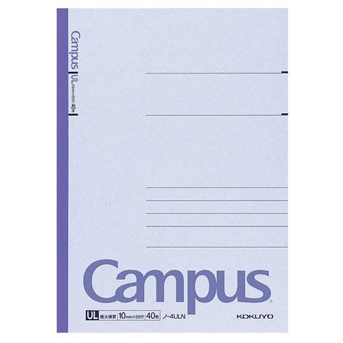 コクヨ キャンパスノート 極太横罫 6号（セミB5） 罫幅10mm 40枚 ノ-4ULN
