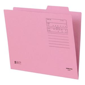 コクヨ 個別フォルダー カラー A4 ピンク A...の商品画像