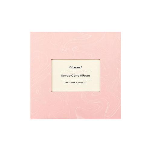 ナカバヤシ DECOLURE スクラップカードアルバム フローラルピンク A-SCY-120-P