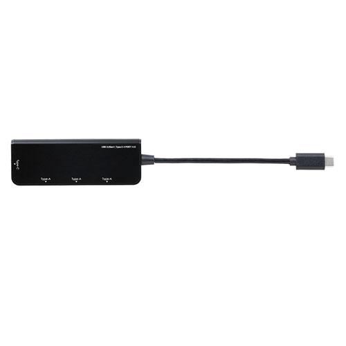 ナカバヤシ Digio2 USB3.2Gen1 Type-C 4ポート変換ハブ ブルー UH-C34...