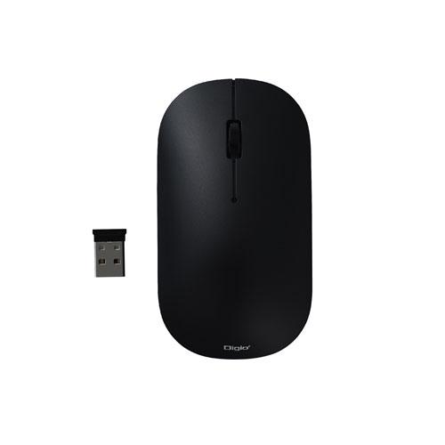 ナカバヤシ Digio2 無線 マウス 3ボタン BlueLED ブラック MUS-RKT230BK