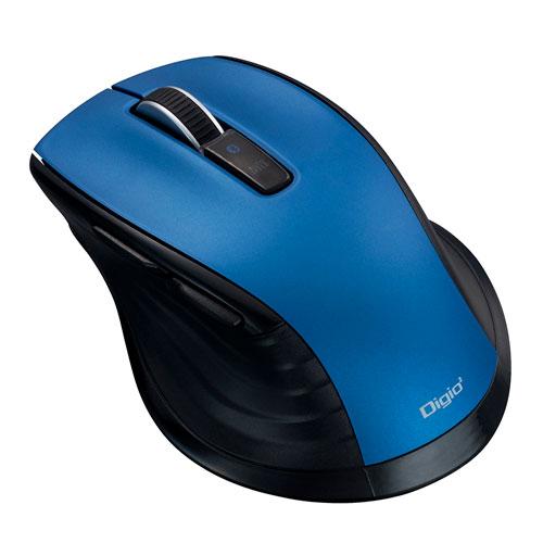 ナカバヤシ Digio2 Bluetooth 静音マウス 5ボタン BlueLED ブルー MUS-...