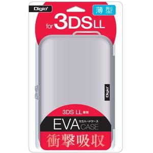 3DS LL用 薄型セミハードケース ホワイト SZC-3DSLL01Wの商品画像