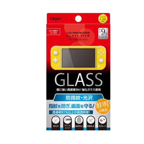 ナカバヤシ Digio2 Switch Lite用 液晶保護ガラスフィルム 指紋防止タイプ GAF-...
