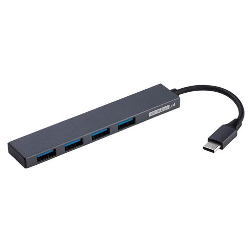 ナカバヤシ Digio2 USB Type-C 極薄変換ハブ STIX USB3.2Gen1 Typ...