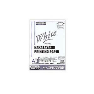 ナカバヤシ コピー＆プリンタ用紙 ホワイトタイプ ヨW-10 A3:100枚入 ヨW-10