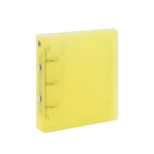 ナカバヤシ my Pick トレカバインダー ミニサイズ 3穴 15P 30枚収納 イエロー MP-...