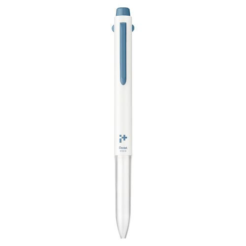 ぺんてる アイプラス シンプルコーデ 3本用ボディ ダスティーブルー BGH3-DC