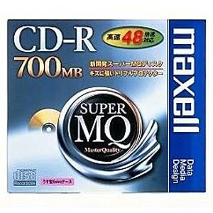 マクセル maxell データ用700MB 48倍速対応 CD-R 1枚 CDR700S.1P 1 記録用CDメディア（CDーR、CDーRW）の商品画像