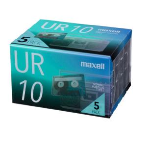 マクセル maxell カセットテープ「UR」 10分 5巻パック UR-10N5P｜cocoatta