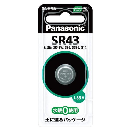 パナソニック PANASONIC ボタン型酸化銀電池 SR43P