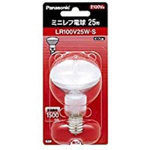 パナソニック ミニレフ電球 25形 LR100V25W・S
