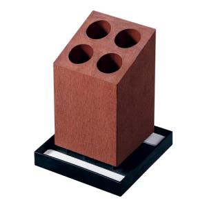 イシガキ産業 珪藻土 アンブレラスタンド 4本斜め ブラウン HO1957 ZAV5201