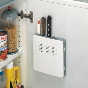 〈新品〉包丁差し　縦型　8本収納可 LEC（レック） 包丁差しスリム 5本収納 ホワイト K-516 ｜ 包丁