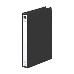 LIHIT LAB リヒトラブ P.P.リングファイル A4S 2穴 黒 F-877-11