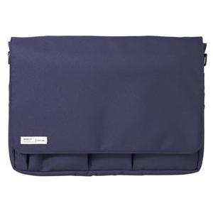 LIHIT LAB リヒトラブ SMART FIT キャリングポーチ A4 ネイビー A-7577-...