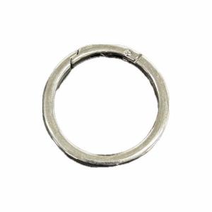 和気産業 丸型カラビナ 平 シルバー BK-1029 48mm
