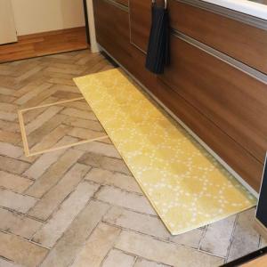 オカトー ナチュラル キッチンマット 45X1...の詳細画像1