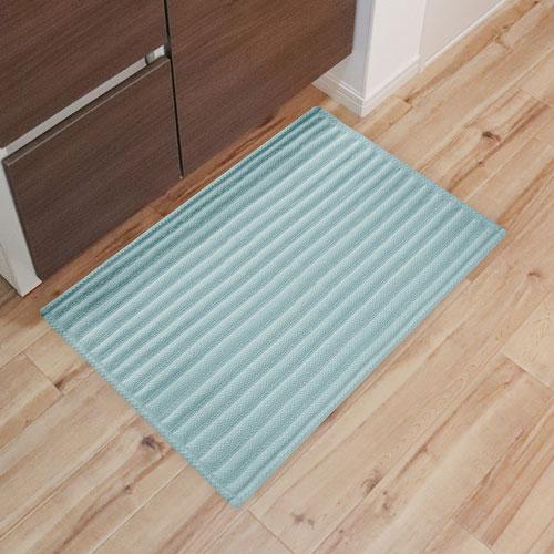 オカトー いっぺん使てみてバスマット 50X75cm ペールブルー