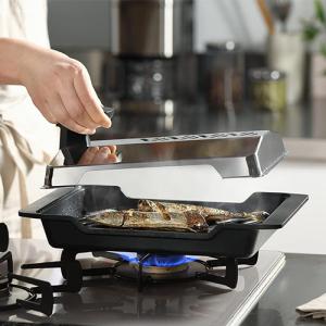 【美品】オークス　大人の焼き魚　炭グリル　IH対応　OTS8010 オークス】 炭グリル 【大人の焼魚】 OTS8010