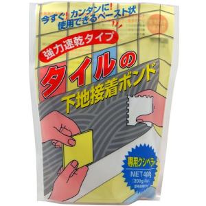 家庭化学 タイルの下地接着ボンド 400g