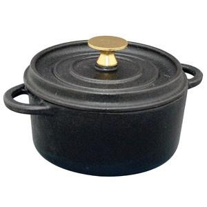 盛栄堂 クックトップ 煮込鍋 丸 深型 中 CT-4 鍋 IH対応 南部鉄器 鉄