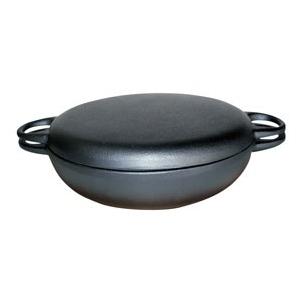 及源鋳造（OIGEN）南部鉄器 盛栄堂 鉄鍋 ニューラウンド万能鍋