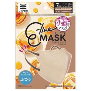 E-lineマスク ふつう ライトベージュ×キャ...の商品画像