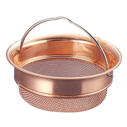 タケコシ 銅 排水口バスケット 浅型