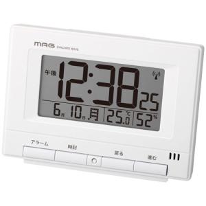 SEIKO（セイコー） NR535L 薄青パール PYXIS 電波目覚まし時計 : イー