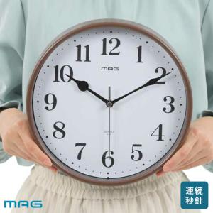 ノア精密 MAG マグ 掛時計 サントル ブラウン W-789 BR-Z : webby shop