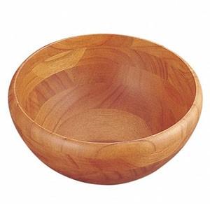 木製 サラダボール（天然木） 20cm 業務用 : イーシザイ・マーケット